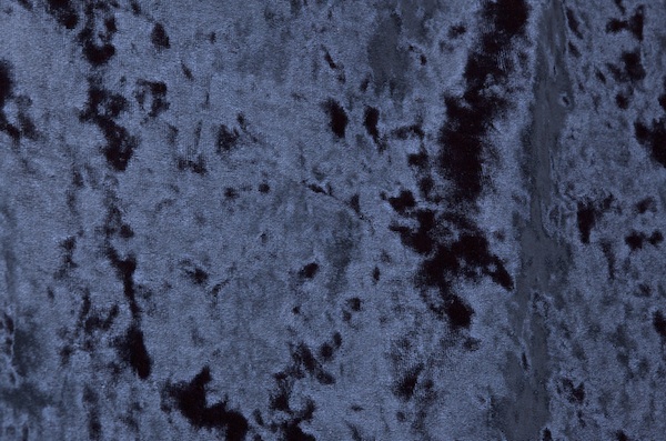 Stretch Crushed Velvet (Dark Navy)