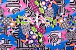  Printed Spandex (Pink/Black/Blue/Multi)