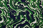 Printed Spandex (Navy/Kelly Tie Dye)