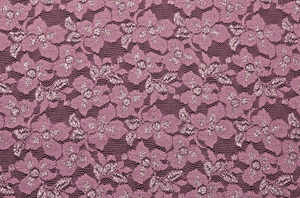 Stretch Lace (Dark Orchid/Silver)