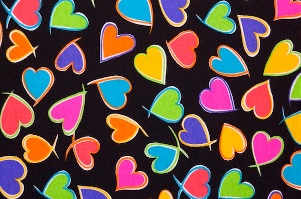 Printed Cotton Lycra&reg; (Black/Fuchsia/Green/Blue/Multi)