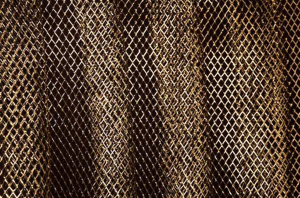 Big Hole Fishnet (black/gold)