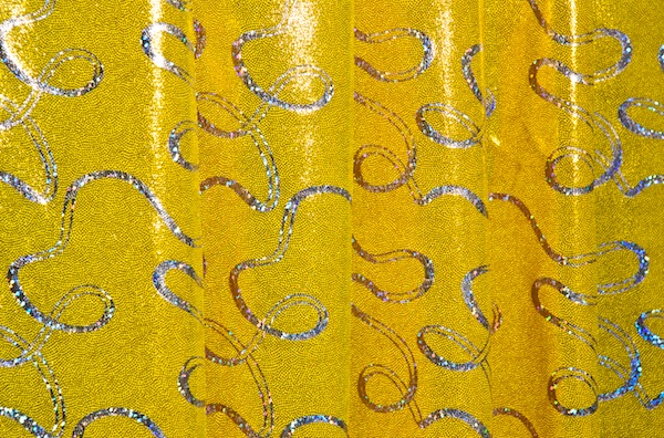 Pattern/Abstract Hologram (Yellow/Silver)