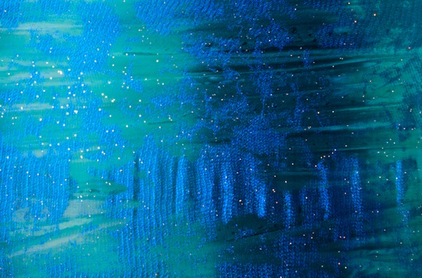 Novelty Spandex (Teal/Blue/Silver)