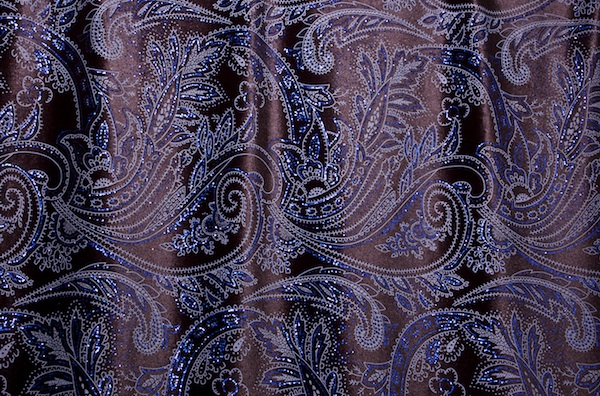 Glitter/Pattern Stretch Velvet (Black/Gray/Royal)