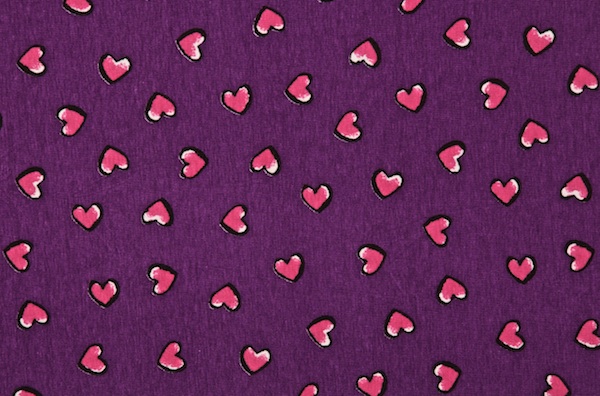 Printed Cotton Lycra&reg; (Pink/Purple/Multi)