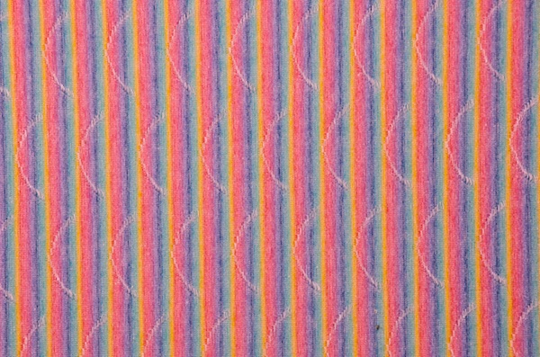 Printed Cotton Lycra&reg; (Orange/Purple/Multi)