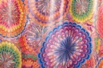 Pattern/Abstract Hologram (Fuchsia/Blue/Yellow/Silver)