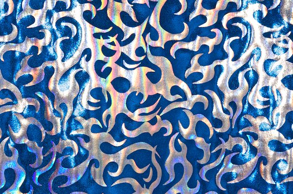 Pattern/Abstract Hologram (Pacific Blue/Royal/Silver)