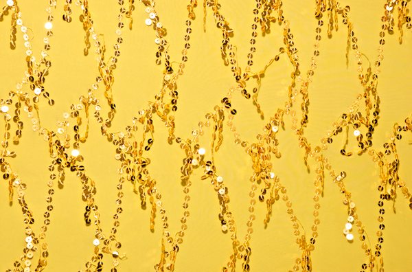 Stretch Sequins (yellow)