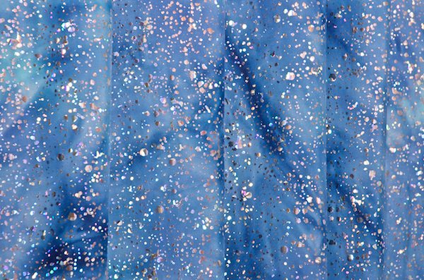 Pattern/Abstract Hologram (Blue Tie Dye/Silver)