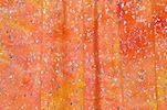 Pattern/Abstract Hologram (Orange Tie Dye/Silver)
