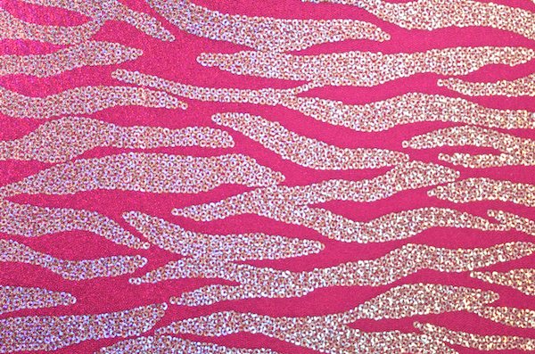 Pattern/Abstract Hologram (Fuchsia/Silver)