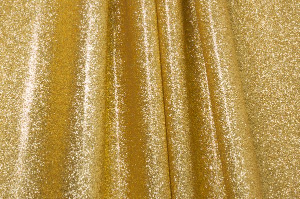 Gold Glitter Fabric