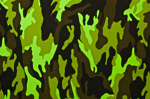 Printed Camouflage (Lime/Olive/Black)