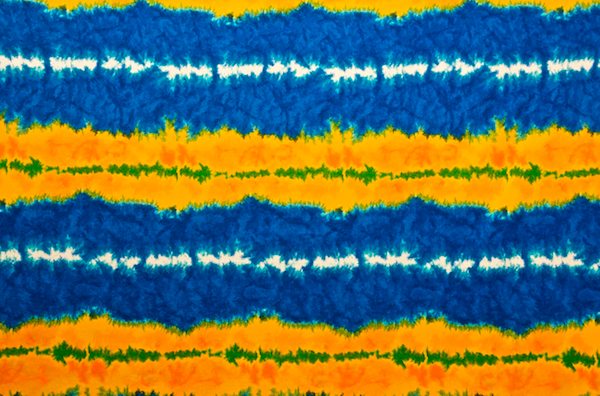 Printed Tie Dye (Royal/Orange/Multi)