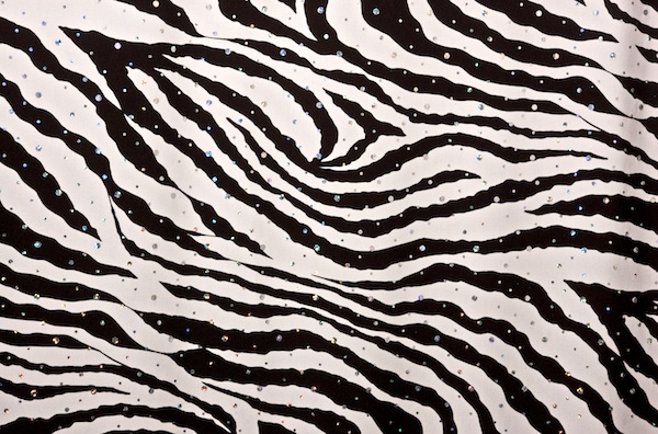 Animal Print Hologram (Black/White/Silver)