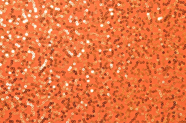 Stretch Sequins (Orange/Gold)