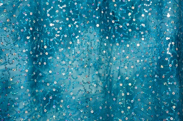 Stretch Sequins (Peacock/Blue/Silver)