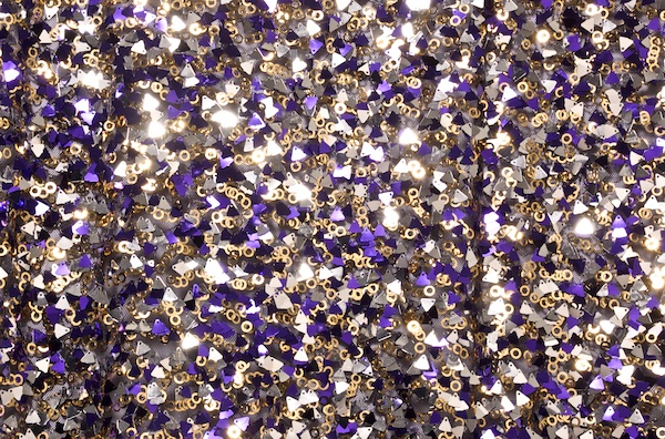 Stretch Sequins (Black/Purple/Silver)