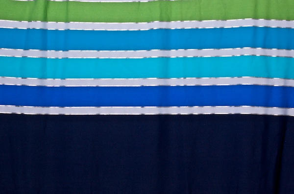 Printed Stripes (Navy Blue/Multi)