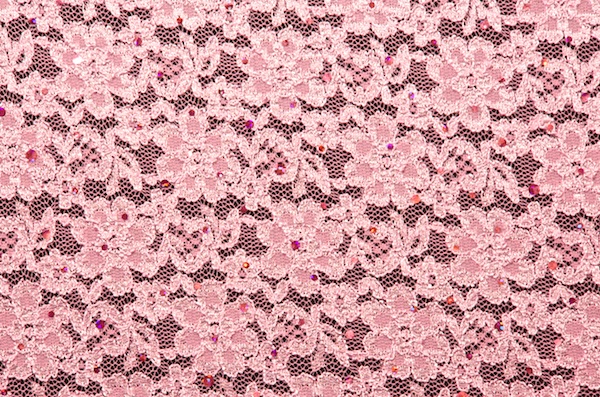 Stretch Sequins Lace (Baby Pink/Multi)