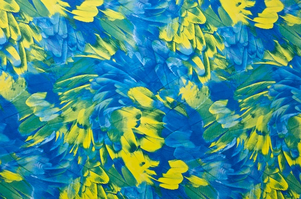 Abstract print  (Yellow/Blue/Multi)