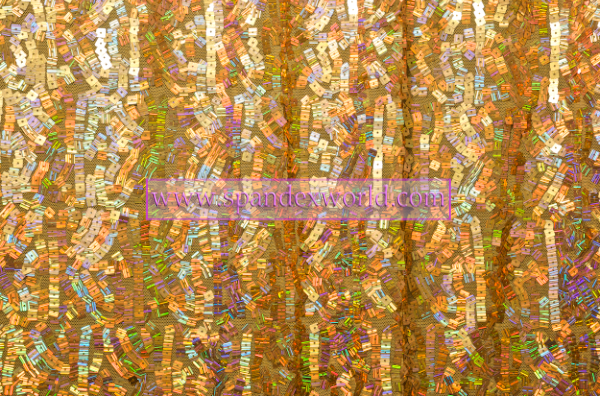 Stretch Sequins (Gold/Gold)