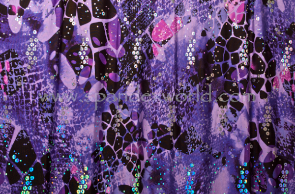 Animal Print Hologram (Purple/Black/Silver)