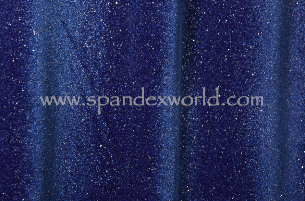 Glitter/Solid Stretch Velvet (Royal/Silver)