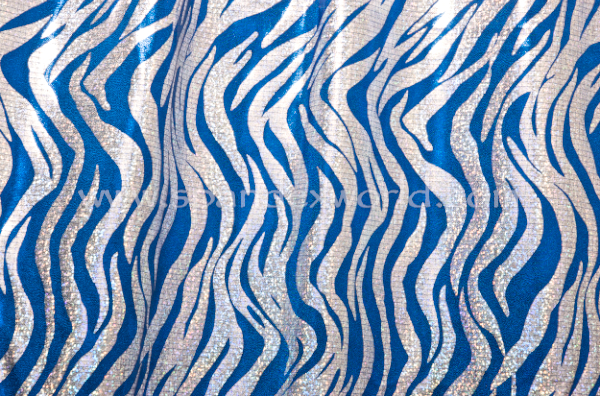 Animal Print Hologram (Royal/Silver/Multi)