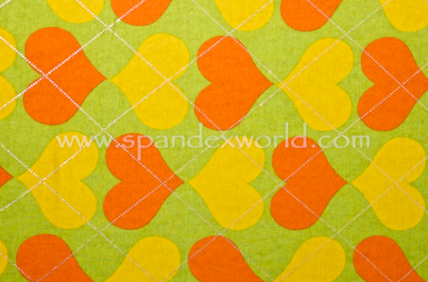 Printed Cotton Lycra® (Lime/Yellow/Orange)