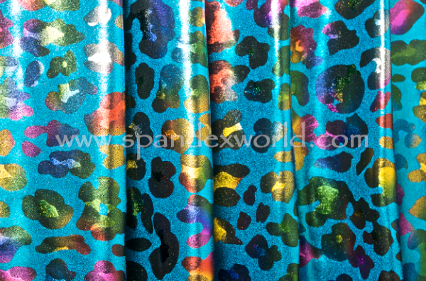Animal Print Hologram (Blue/Black/Turquoise/Multi)