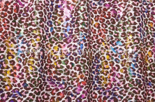 Animal Print Hologram (White/Brown/Pink/Multi)