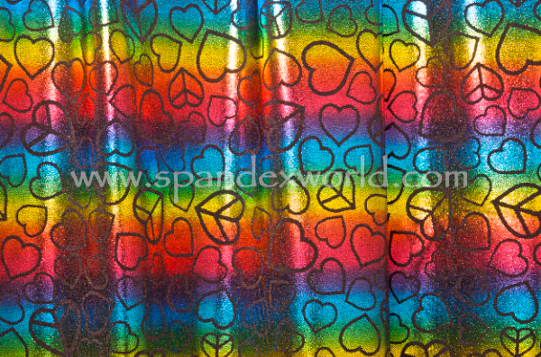 Pattern/Abstract Hologram (Black/Red/Multi)