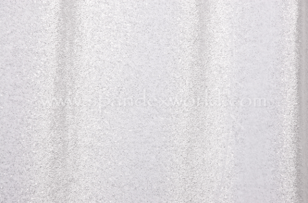 Glitter/Solid Stretch Velvet (White/Silver)