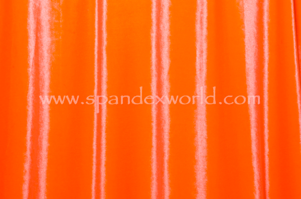 2 Way Stretch Solid Velvet (Neon Orange)