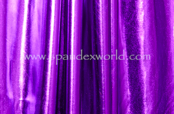 2 Way stretch Metallic foil (Purple)
