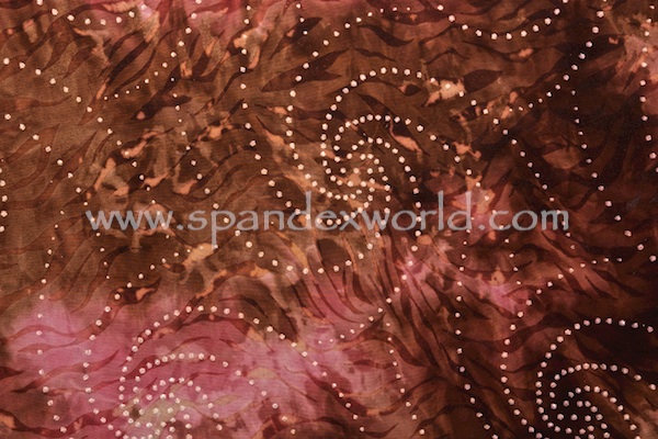 Sheer Glitter Tie Dye (Brown/Pink/Multi)