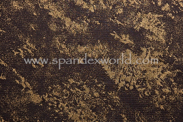 Novelty Spandex (Black/Gold)