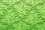 Stretch Metallic Lace (Lime/Silver)