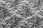 Stretch Lace (Black/Silver)