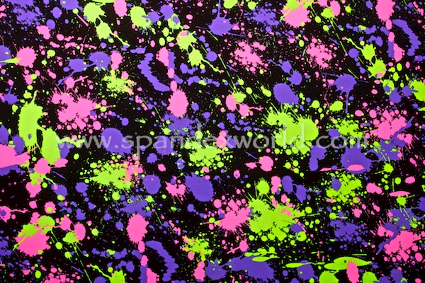 Printed Tie Dye (Black, Pink, Purple, Lime, Multi)