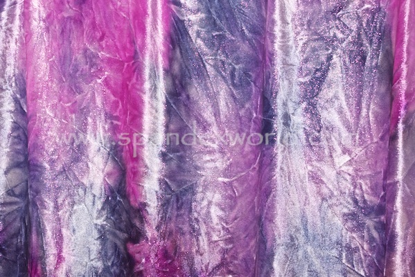 Glitter/Pattern Stretch Velvet (Purple, Lavender, Fuchsia, Multi)