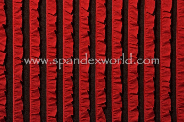 Novelty Spandex (Black/Red)