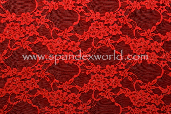 Stretch Lace (Red)