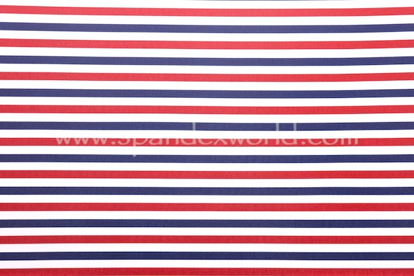 Printed Stripes (Navy/Red/White)