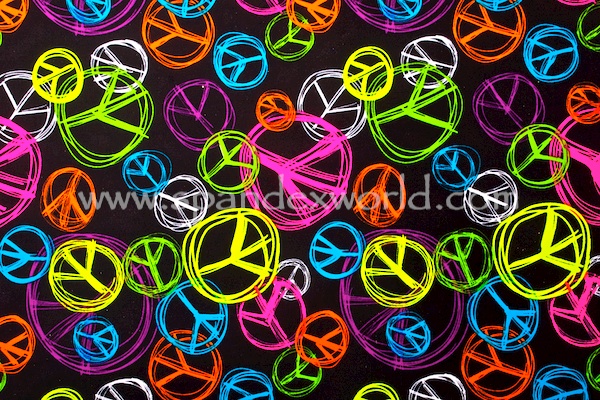Printed Spandex (Lime/Pink/Orange/Multi)
