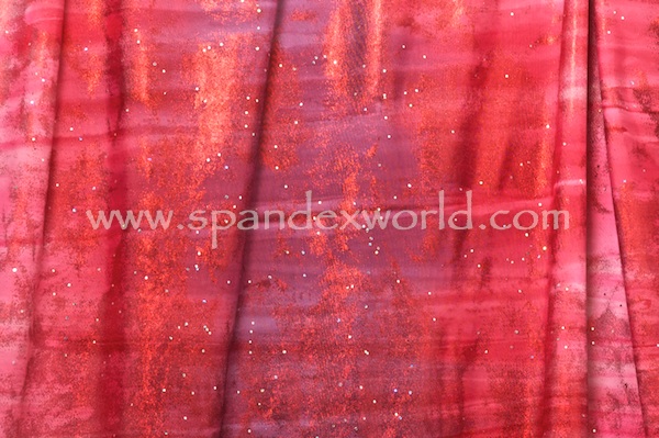 Novelty Spandex (Red/Silver/Multi)