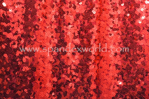 Stretch Sequins (Red)